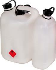 Doppelkanister ECO B316xT145xH312 mm weiß Volumen 5,5 + 3,0 l