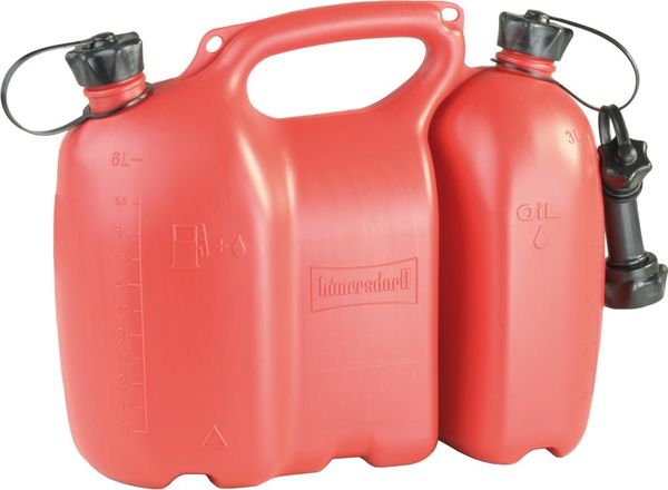 Doppelkanister Profi B362xT117xH298 mm rot Volumen 6,0 + 3,0 l