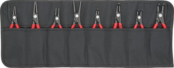 Sicherungsringzangen-SatzPräzision in Rolltasche 8-teilig KNIPEX