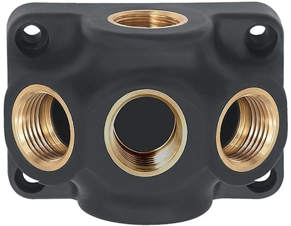 Endverteilerdose Kunststoff Innengewinde 1xG3/4" zu 3xG1/2" RIEGLER