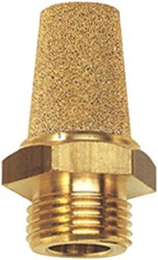 Sinterbonce-SchalldämpferMessing, AG G1/8", SW 12 RIEGLER