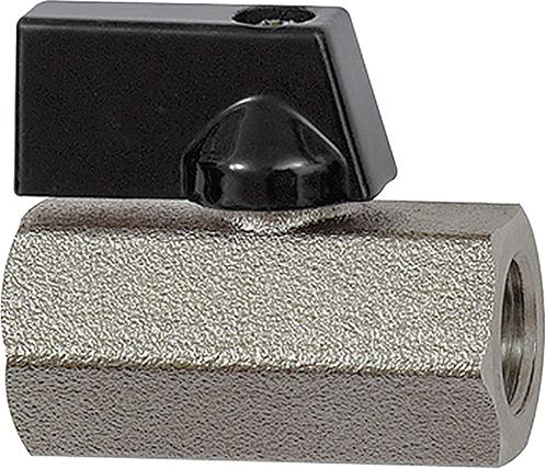 Kugelhahn Mini valve lineFlügelgriff, IG/IG G 3/8", PN 10, Messing RIEGLER
