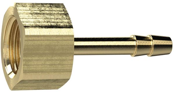 Aufschraubschlauchtülle Messing, IG G1/2", LW 13 SW 24mm RIEGLER