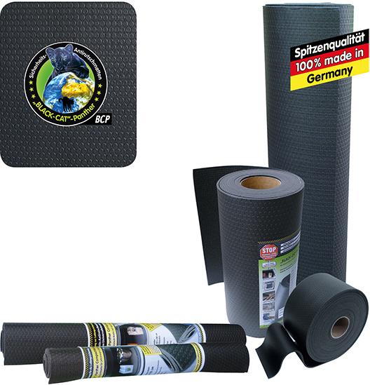 Antirutsch-Matte Rollenware 0,60x4m BLACK CAT Panther