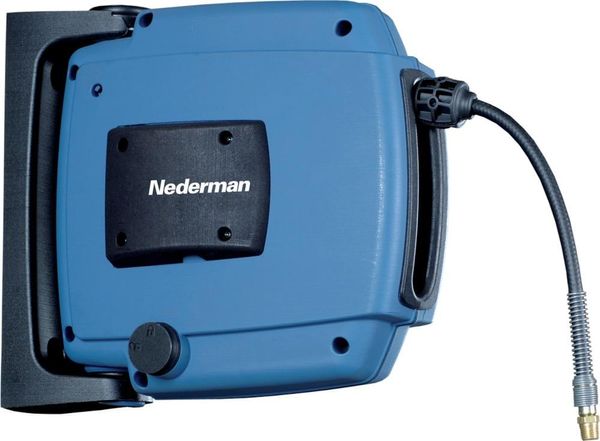 Schlauchaufroller H20 für Luft inkl 8m-Schlauch Ø8mm, AG G1/4", Nederman