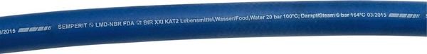 Reinigungsschlauch LMD NBR, blau, 19x6mm, 40m Semperit