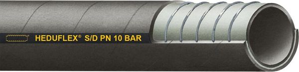 Saug-und Druckschlauch Heduflex, SBR, 6bar, schwarz, 254 x 275 mm