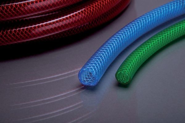 Gewebeschlauch PVC 81B mit Einlage 13x3,0mm 50m blau transparent APD
