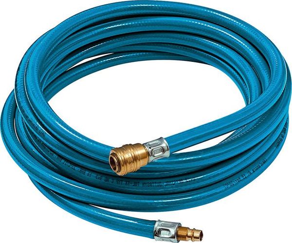 Werkstattschlauch-Set Kupplung u Stecker NW7,2 blau 6x2,35mm 10m RIEGLER