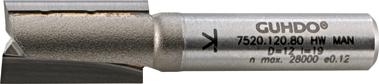 HW-Nutfräser 104/8 D6 l19 L57 S8 Z2