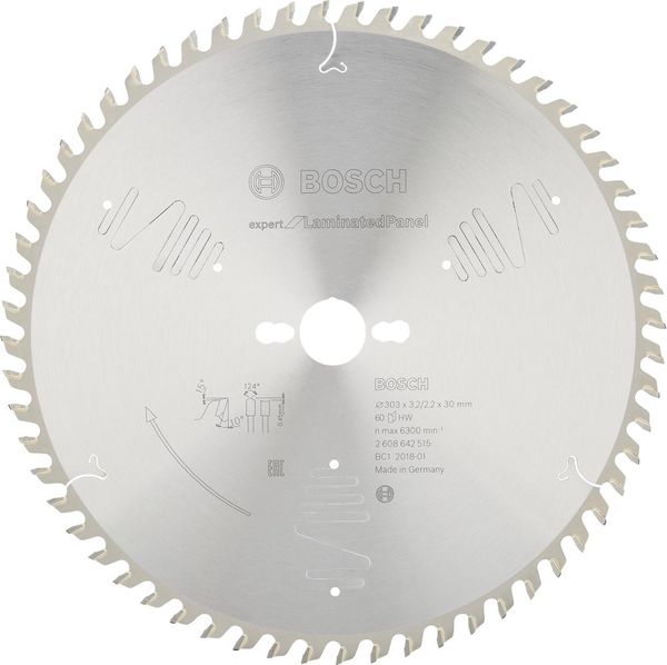 HM Kreissägeblatt 303x3,2x30mm Z60 DH BoschExpert Laminat