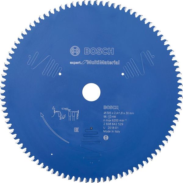 HM-Kreissägeblatt 305x2,4/1,8x30 96Z TCG BoVE à 1 Stück Expert f Multi Material