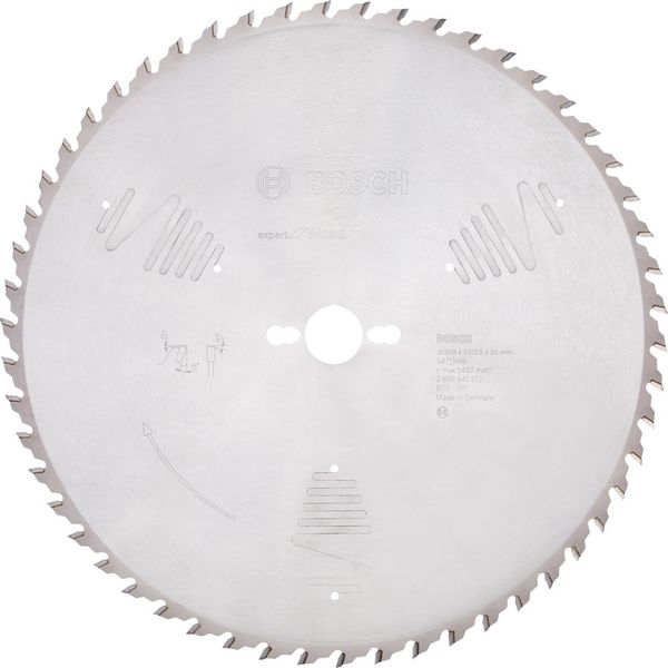 HM-Kreissägeblatt 350x3,5/2,5x30 54Z WBoschVE à 1 Stück Expert f. Wood Tischsägen