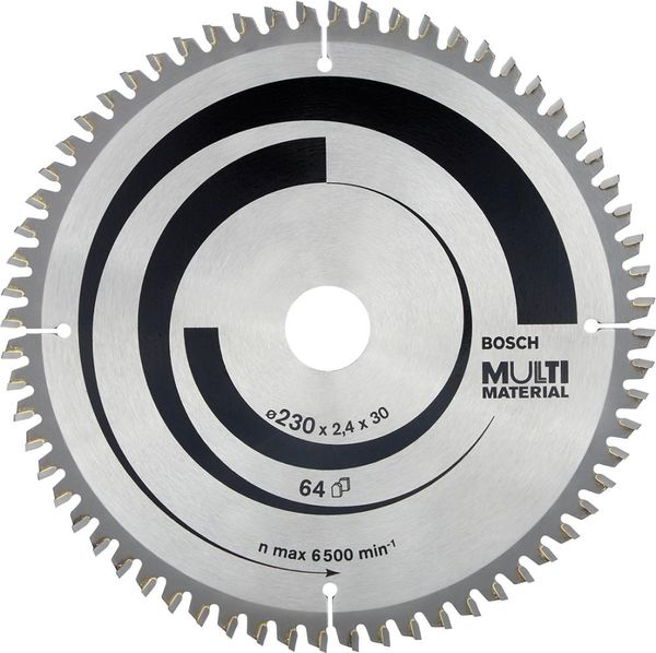 HM-Kreissägeblatt 230x2,4/1,8x30 64Z Bosch VE à 1 Stück Multi Material