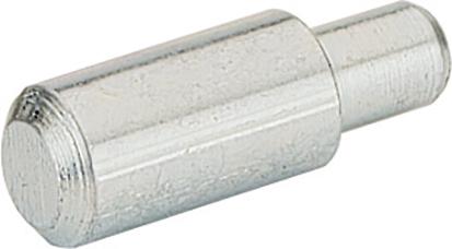 Steckbodenträger mit Ans atz 5mm chromatisiert