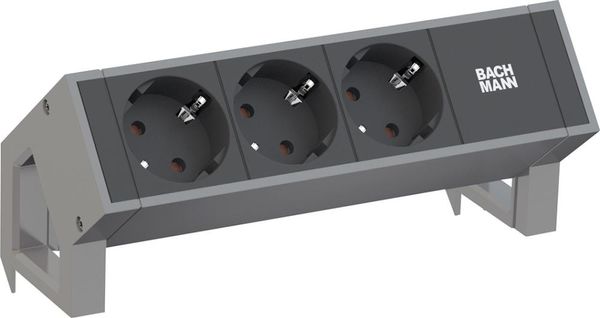 lag177623.jpg DESK2 3xCEE7/3 Strom 0,2m GST18 Inox lack