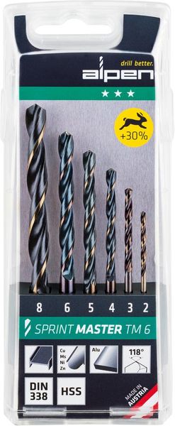 Spiralb. D338N HSS 2/3/4/5/6/8mm ALPEN