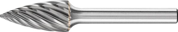 Frässtift HM Spitzbogenform 1225 rostfrei 6mm 12x25mm Pferd