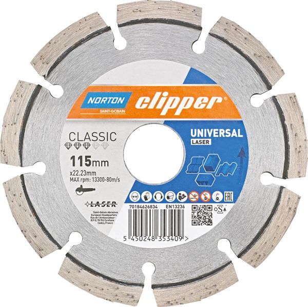Dia.-Trennsch.Classic Univ. Laser 115x22,23 mm