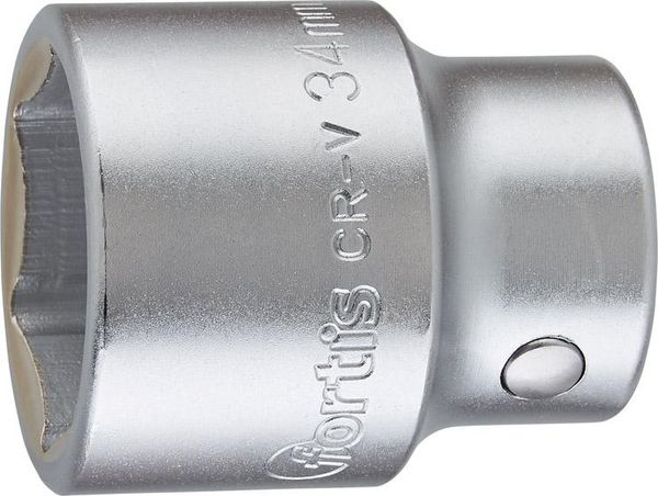 Steckschlüsseleinsatz 6-kant 3/4" 34mm FORTIS