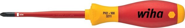 pim106544.jpg Schraubendr. slimFix VDE PH1x 80mm Wiha