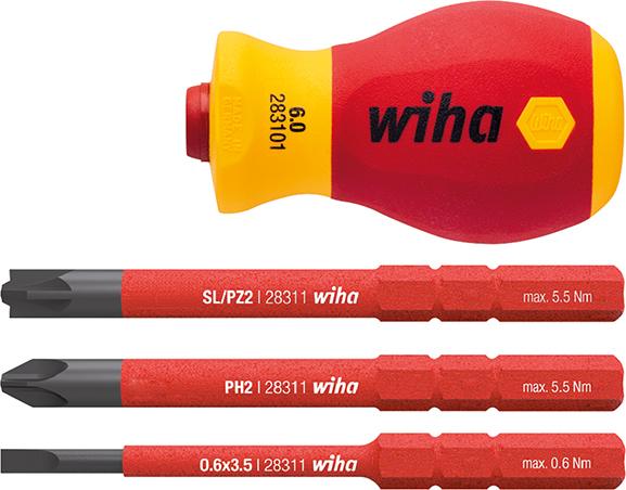 Stubby-Satz VDE 4-teilig slimVario Wiha