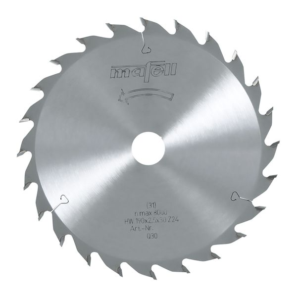 Sägeblatt-HM 168 x 1,2/1,8 x 20 mm, Z 24, WZ
