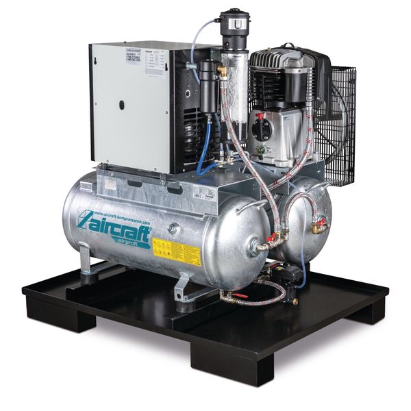 Stationärer Kolbenkompressor Aircraft AIRPROFI DUO 703/2x75/13 KK