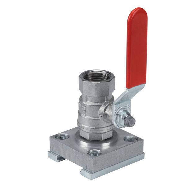 Ausgangsplatte mit Kugelhahn ½" Aircraft 40 mm