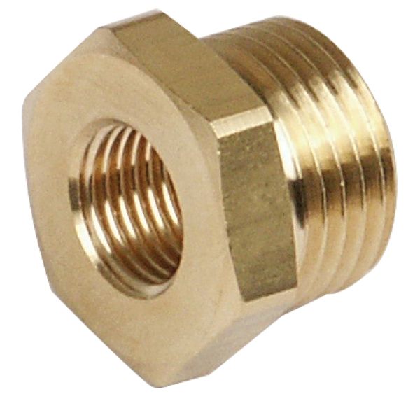Reduziernippel kurz Aircraft 1/4" IG x 1/2" AG