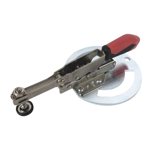 Adapterplatte rund Holzkraft mit Spanner senkrecht Länge 180 mm