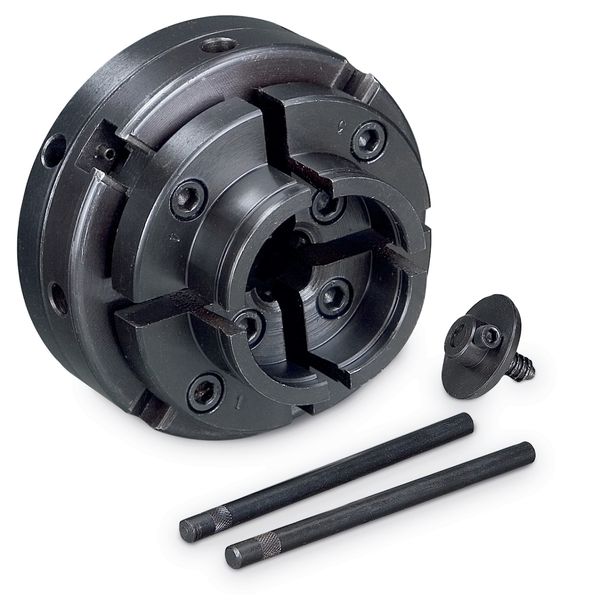 Vier-Backenfutter Holzstar Ø 100 mm M33 x 3,5, Set 1
