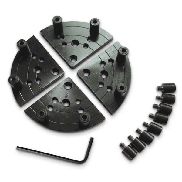 Planscheibe Holzstar für Vier-Backenfutter Profi-Set