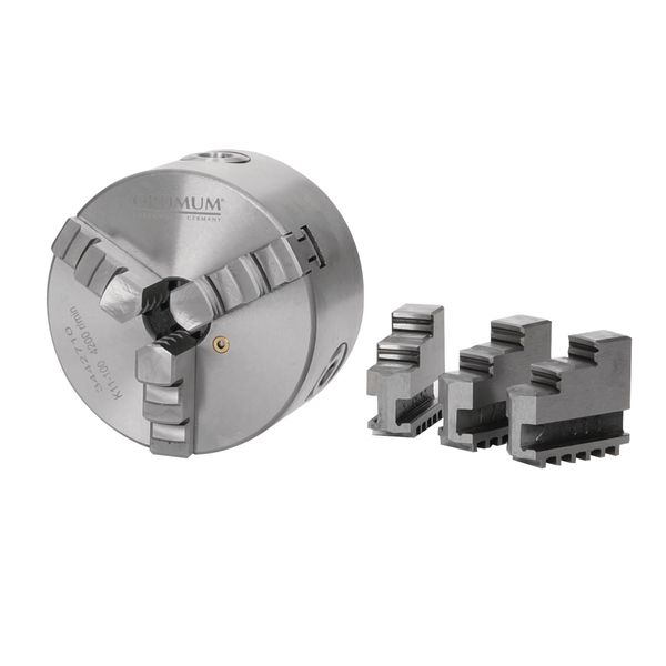 Dreibackendrehfutter Optimum Ø 125 mm zentrisch spannend