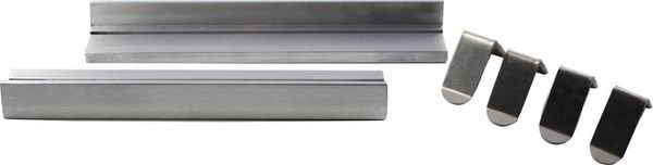 Schutzbacken-Paar Leichtmetall mit Feder 125mm
