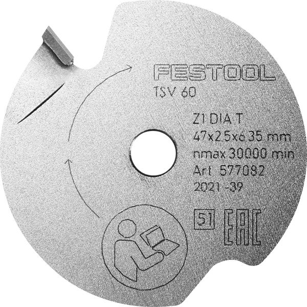 Vorritz-Sägeblatt DIA 47x2,5x6,35 T1