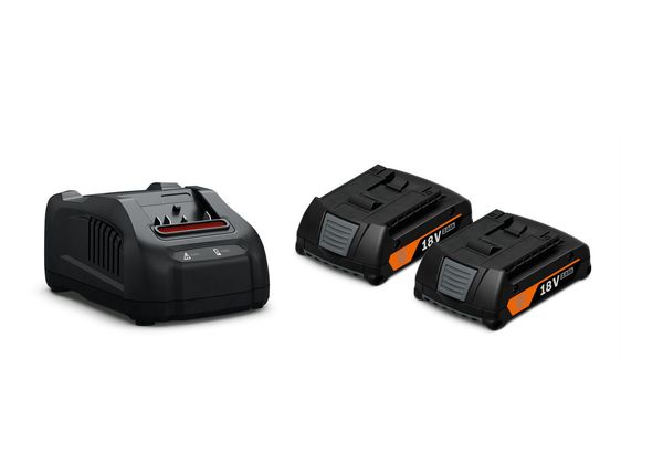 Zubehör Akku-Starter-Set GBA 18 V 2.0 Ah AS, Spannung 18 V, Kapazität 2 Ah