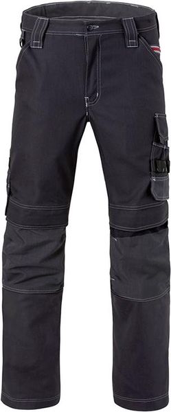 Bundhose Attitude, Gr.58, schwarz/kohlengrau