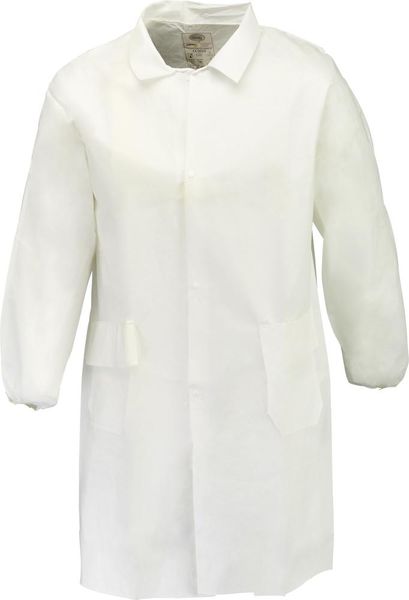 Kittel CoverStar, 65 g/ qm, Gr. S, weiß