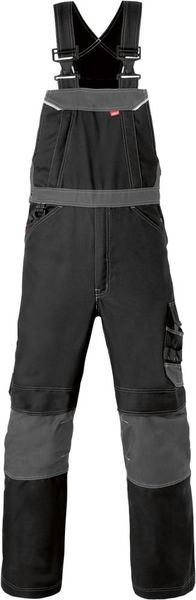 Latzhose Attitude, Gr.52, schwarz/kohlengrau