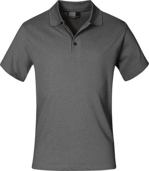 Poloshirt, Gr. M, steel grey