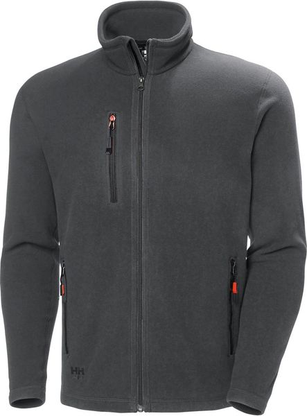 lag181981.jpg Jacke Oxford, Fleece, Gr. L, grau