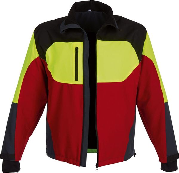 Stretchjacke Forest Jack Red,Gr.M,rot/anthr./gelb