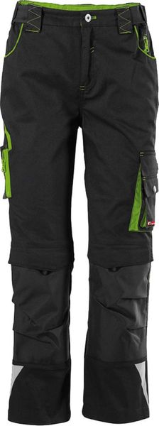 lag156305.jpg FORTIS Kids Bundhose 24, schw./limegreen,Gr158-164