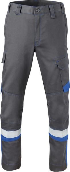 Bundhose, 80340 Gr.48, kohlengrau/blau
