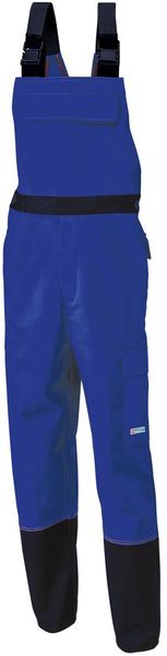 Latzhose Weld Shield, Gr.50,kornblau/schwarz