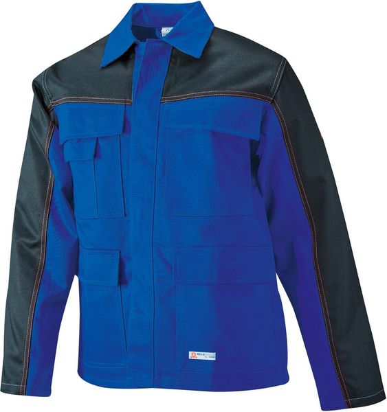pra102940.jpg Jacke Weld Shield, Gr.62,kornblau/schwarz