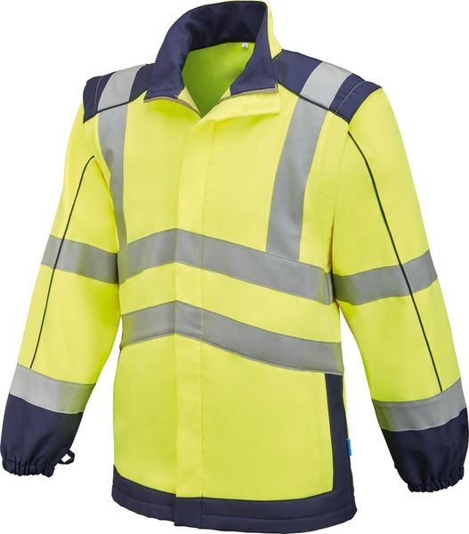 pra104435.jpg WarnjackeJasper,SoftshellGr.2XL,gelb/marine,FORMAT