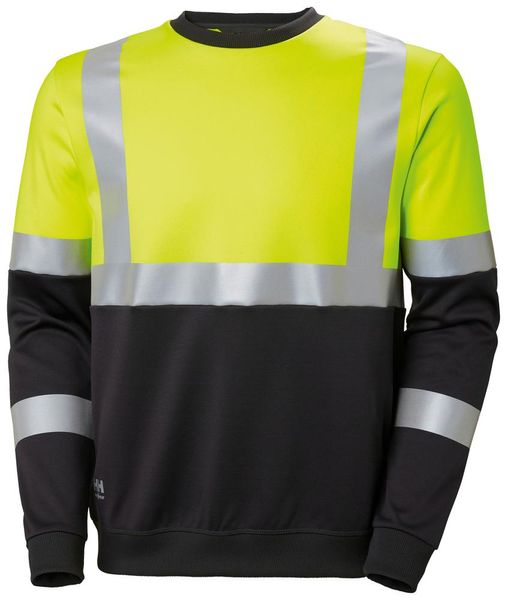 Warn-Sweatshirt, gelb, Gr.L