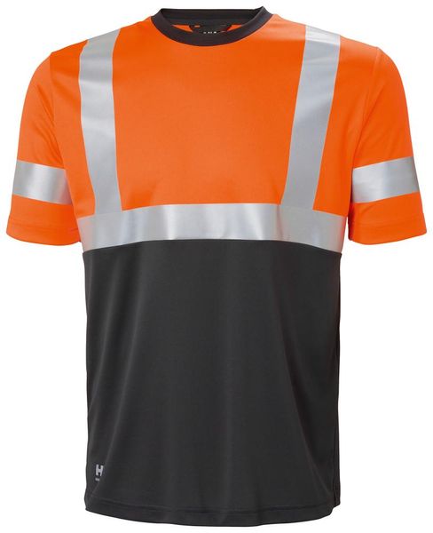 Warn-T-Shirt ADDVIS, orange, Gr.XL